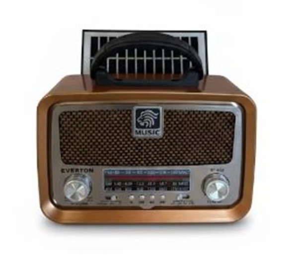 Everton RT-653  Solarlı,Şarjlı Nostaljik Radyo (Bluetooth-USB-SD-FM ) ürün görseli 1