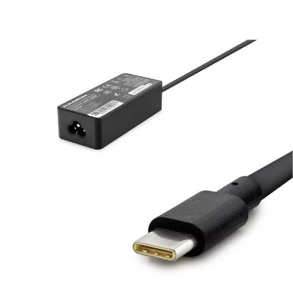 Hadron HD8858 APPLE - ASUS - DELL - HP - LENOVO Uyumlu 20V 3.25A 65W Laptop Adaptörü (Type-C) Siyah ürün görseli 1