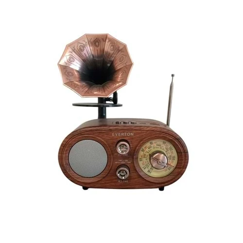 Everton Rt-746  Bluetooth Fm-Usb-Tf-Aux  Şarjlı Nostaljik Radyo ürün görseli 1