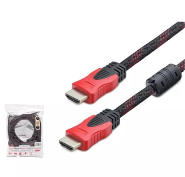 Hadron Hdx2033 30M  Hdmi Kablo Örgülü  Siyah ürün görseli 1
