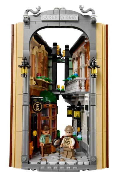 LEGO  Icons Sherlock Holmes 10351 Yetişkinler Için Koleksiyonluk Model Yapım Seti ürün görseli 1
