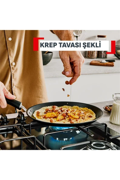 TEFAL Experience Fusion Core 9X Krep Tava - 25 Cm - Resim 8