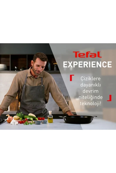 TEFAL Experience Fusion Core 9X Krep Tava - 25 Cm - Resim 4