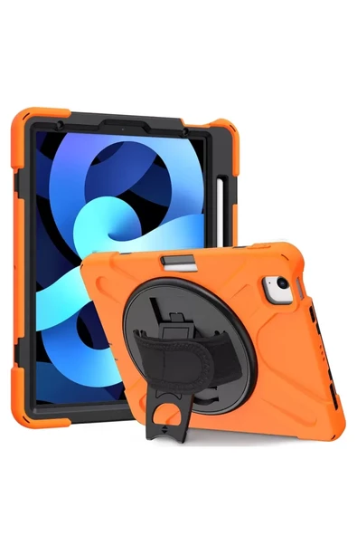 Newface Apple iPad 2022 10.9 (10.nesil) Kılıf Amazing Tablet Kapak - Turuncu ürün görseli 1