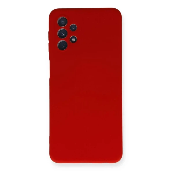 Samsung Galaxy A52 Kılıf Nano İçi Kadife Silikon - Kırmızı ürün görseli 1