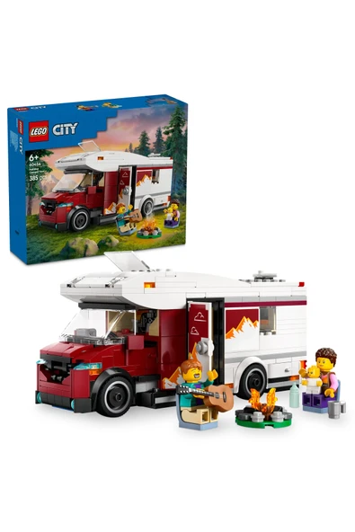 LEGO  City Tatil Macera Karavanı 60454 - 6+ Çocuklar için Yaratıcı Oyuncak Yapım Seti (385 P) ürün görseli 1