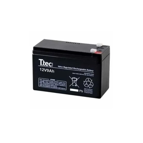 Ttec 12V 9AH Bakımsız Kuru Akü ürün görseli 1