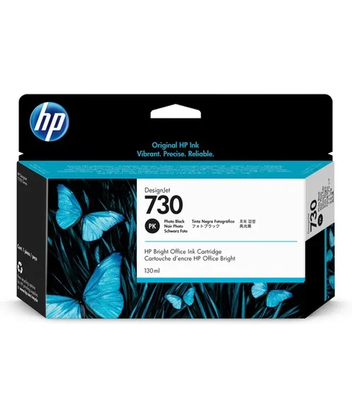 HP P2V67A 130 ml Photo Black Mürekkep Kartuş (730) ürün görseli 1