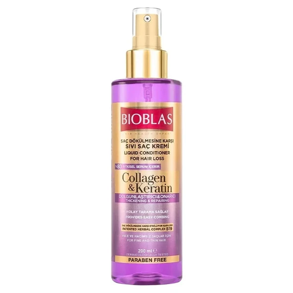 Bioblas Kolajen Keratin Sıvı Saç Kremi 200 ml ürün görseli 1
