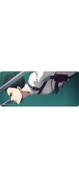 Attack On Titan Levi Ackerman Mousepad Xxl 90×40 ürün görseli 1