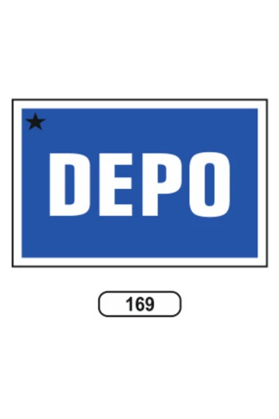 Depo Uyarı İkaz Levhası İş Yeri Apartman Uyumlu PVC İkaz Tabelası Apartman Site ürün görseli 1