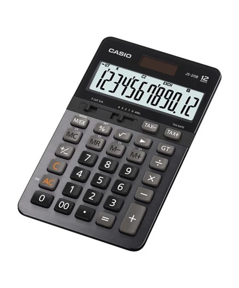 Casio JS-20B Profesyonel 12 Hane Masa Üstü Hesap Makinesi ürün görseli 1