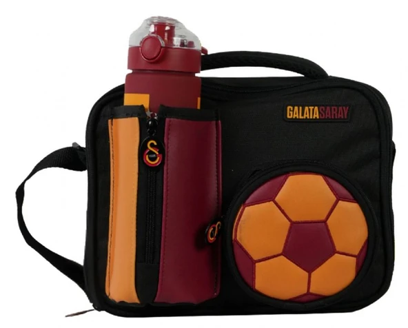 Galatasaray Matara Cepli Erkek Çocuk Fotbol Topu Şekilli (Sarı - Kırmızı) Okul Beslenme Çantası - 26914 ürün görseli 1