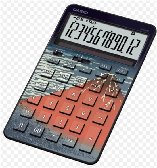 Casio JF-M200-TJ-KHG 12 Hane Masa Üstü Hesap Makinesi ürün görseli 1