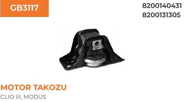 MOTOR TAKOZU CLIO III MODUS / MICRA 1.5 DCI YAĞLI ürün görseli 1