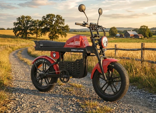 Ape Ryder Gibbon Ultra Pro 1000 W Elektrikli Bisiklet Kırmızı ürün görseli 1