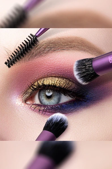 Real Techniques Eye Shade + Blend Makyaj Fırça Seti - Resim 4