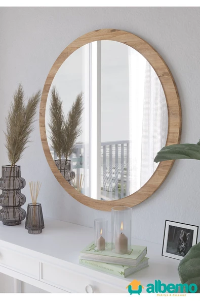 Dekoratif Hol Aralık Salon Ofis Banyo Wc Duvar Aynası ürün görseli 1