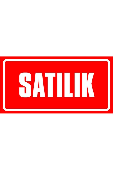 Satılık Levhası 3 mm Dekota Uyarı Tabelası Kolay Montaj Kapı Duvar ürün görseli 1