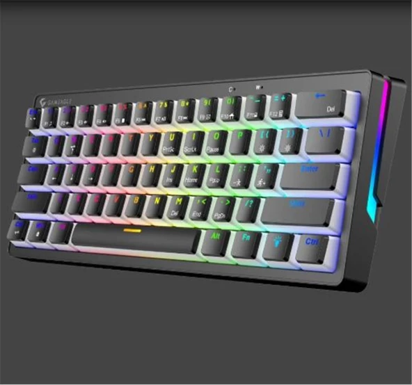 Gameagle GE2014 Poseıdon RGB Kablolu Us Layout Mekanik Siyah Oyuncu Klavyesi ürün görseli 1