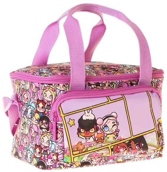 Kaukko Kids İki Bölmeli Thermo Okul Beslenme Çantası - Nagy Baskılı Pembe Renk (Kız Çocuk) - L5334 ürün görseli 1