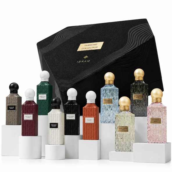 IBRAQ Mini Diamond Collection 10x20 ML Unisex EDP Parfüm Seti ürün görseli 1