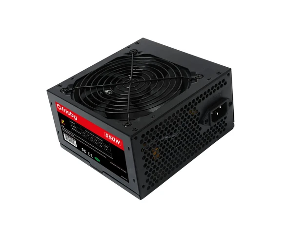 Frisby FR-PS55f12B 550W Power Supply 12cm Fan (OVP - OCP - SCP koruma desteği) ürün görseli 1