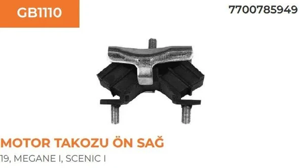MOTOR TAKOZU ÖN SAĞ R19 EXPRESS MEGANE I SCENIC 1.4 1.6 8V ürün görseli 1