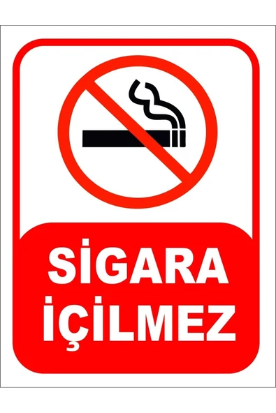 Uyarı Levhaları, Sigara Içmek Yasaktır, İkaz Levhaları 25x35 cm ürün görseli 1