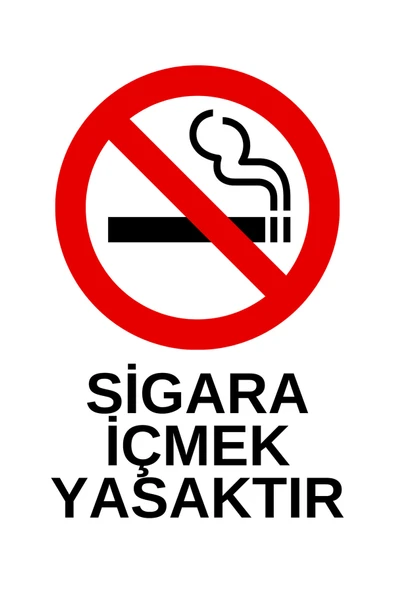 Sigara İçmek Yasaktır Uyarı Levhası 25x25 cmdekota Foam Dijital Baskı) ürün görseli 1