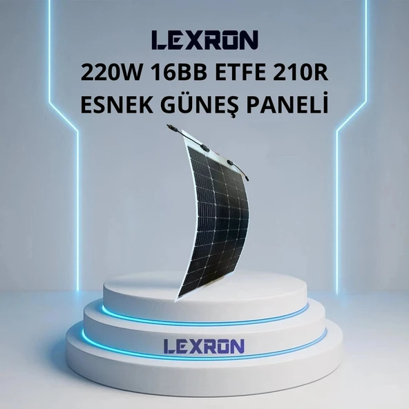 220W 16BB ETFE 210R ESNEK TOPCON GÜNEŞ PANELİ ürün görseli 1