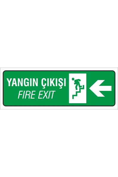 İş Güvenliği Uyarı Levhası 12x34 cm. (fd 1234 013 PVC İkaz Tabelası Kapı Duvar ürün görseli 1