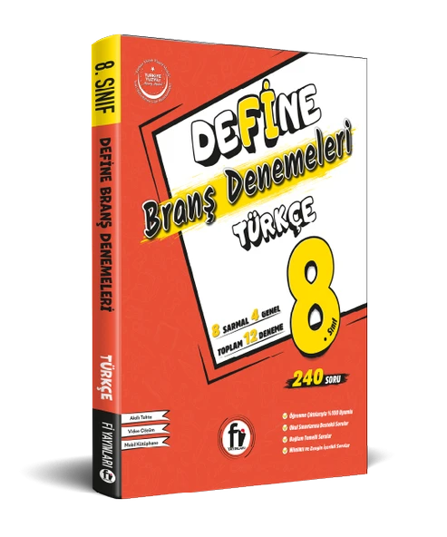 Fi Yayınları 8. Sınıf Türkçe Branş Denemeleri ürün görseli 1