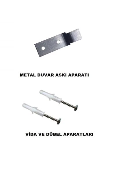 Yangın Tüpü Metal Askı Aparatı Metal 10lu Set Vida Dübel Dahil Apartman Uyumlu ürün görseli 1