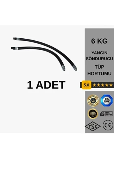 6 kg Araç Yangın Tüpü KKT ABC Oto Muayene Yangın Söndürücü İş Yeri Depo ürün görseli 1