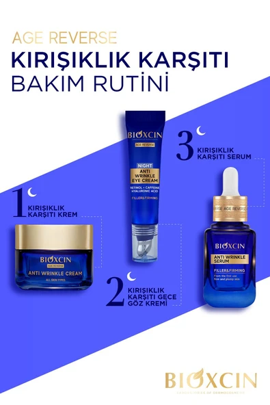 Bioxcin Age Reverse Kırışıklık Karşıtı Krem 50 ml - Resim 4