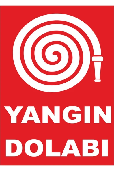 Yangın Dolabı Uyarı Levhası Kolay Montaj İş Yeri Apartman Uyumlu Ofis Uyumlu ürün görseli 1