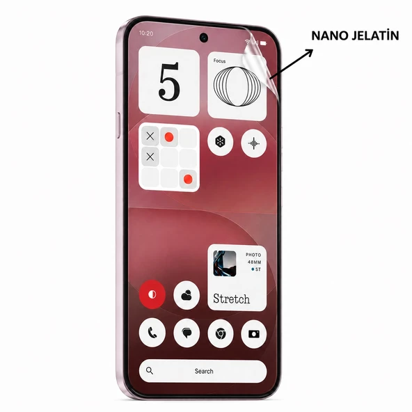Nothing Phone (4a) Pro Uyumlu Ön Body Şeffaf Ultra Ekran Koruyucu Nano Jelatin ürün görseli 1