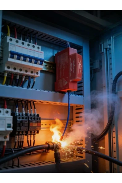 Pano İçi Otomatik Yangın Söndürme Sistemi Elektrik Panosu Ev Ofis ürün görseli 1