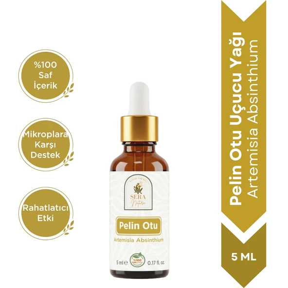 Pelin Otu Uçucu Yağı 5 ml %100 Saf ve Doğal ürün görseli 1