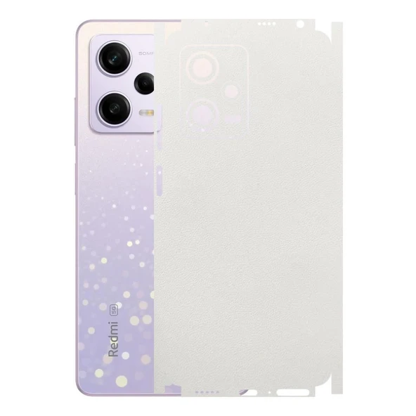 Redmi Note 12 Pro 5G ile Uyumlu Bumper Serisi Premium Kaplama 360  Beyaz ürün görseli 1