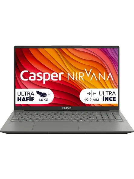 Casper Nirvana X650.1342-AV00X-G-F i5-13420H 12GB RAM 500GB SSD Freedos 15.6" FHD Notebook ürün görseli 1