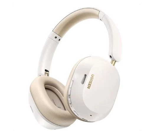 Ugreen Hitune Max 5C ANC Beyaz Kulak Üstü Bluetooth Kulaklık-AMBALAJ HASARLI (SIFIR KONDİSYONDA) ürün görseli 1