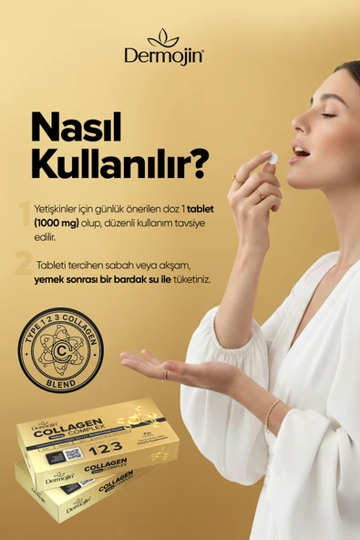 Prebiyotik Destekli Hidrolize Kolajen Tablet - Resim 2