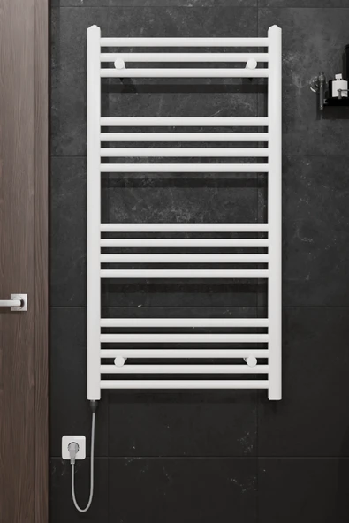Sanica Pro 16 Borulu Beyaz Elektrikli Havlupan 500 x 1000 mm ürün görseli 1