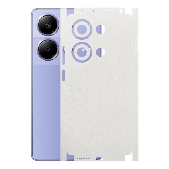 Redmi Note 13 Pro 4G ile Uyumlu Bumper Serisi Premium Kaplama 360  Beyaz ürün görseli 1
