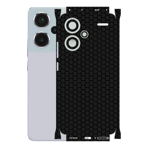 Redmi Note 13 Pro Plus ile Uyumlu Bumper Serisi Premium Kaplama 360  Siyah ürün görseli 1