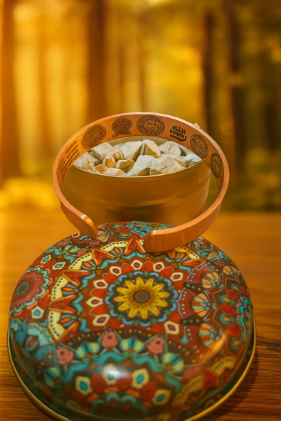 Neefy ZEOLİT TAŞLI NAZAR TENEKE KUTULU ,SÜLEYMAN MÜHRÜ,HİLYEİ ŞERİF FELAK,NAS,AYETEL,NAZAR,İNŞİRAH,ESMAÜL ürün görseli 1
