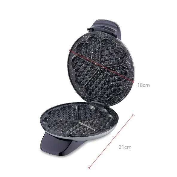 KORKMAZ WAFFLE MAKİNASI GRİ - Resim 2