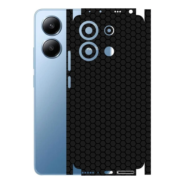 Redmi Note 13 ile Uyumlu Bumper Serisi Premium Kaplama 360  Siyah ürün görseli 1